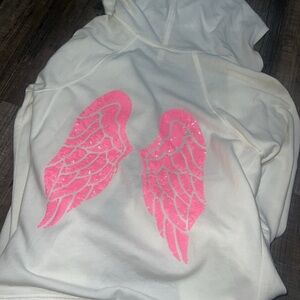 Victoria's Secret  supermodel sequence Angel Wings hoodie